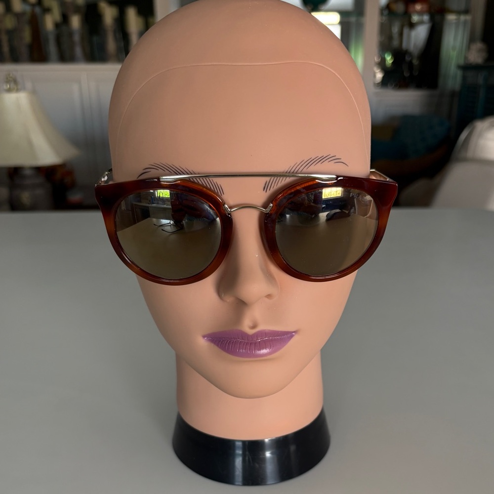 Prada Brown Tortoise Sunglasses